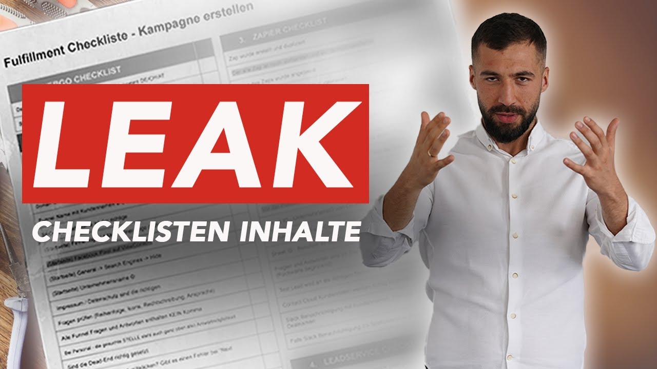 LEAK: CHECKLISTEN Inhalte & Warum Sie DEIN Unternehmen optimieren