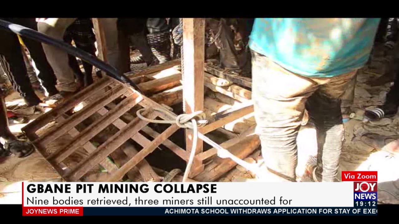 Gbane Pit Mining Collapse: Nine bodies retrieved, three miners still unaccounted for (3-6-21)