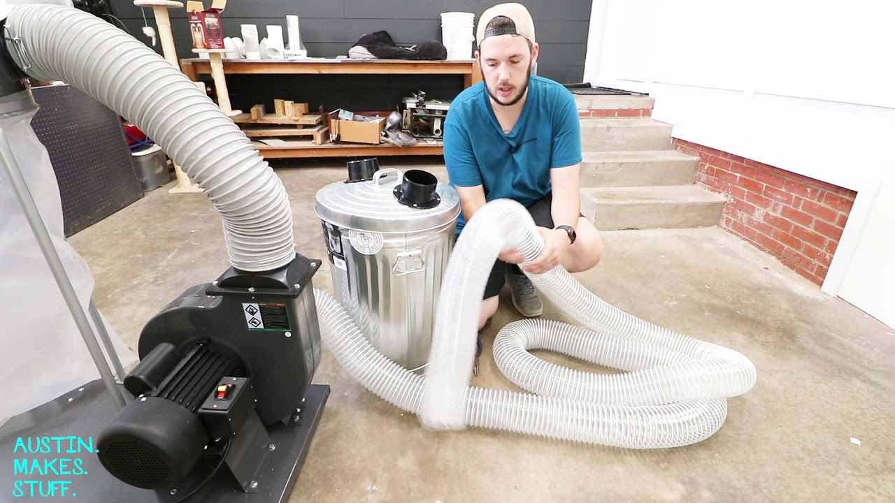 Dust Separator Cyclone Kit - Setup and Installation - Making a Two-Stage Dust Collector