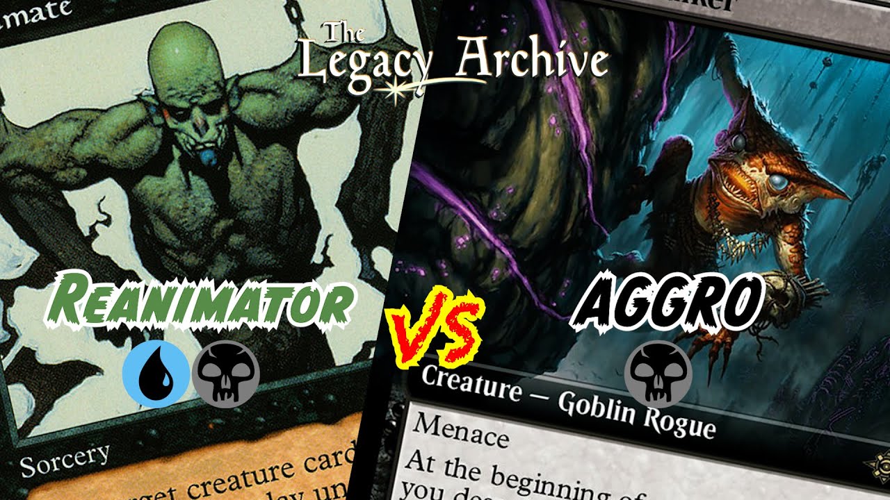 Dimir Reanimator vs Mono Black Aggro - Paper Legacy MtG