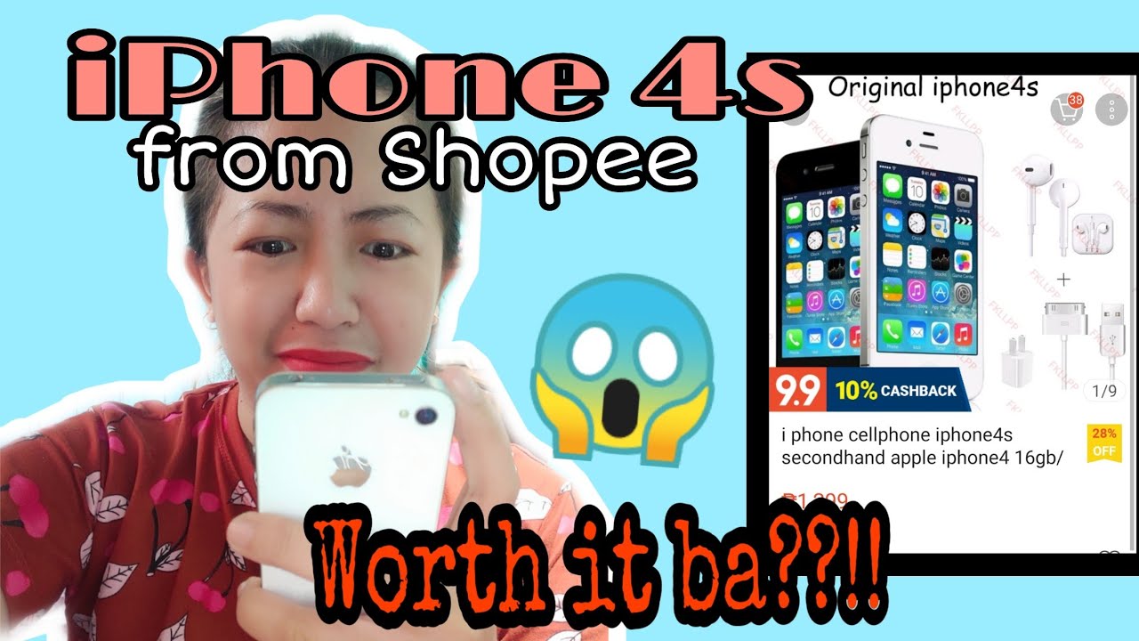 IPHONE 4S IN 2020 FROM SHOPEE | LEGIT BA??? + UNBOXING