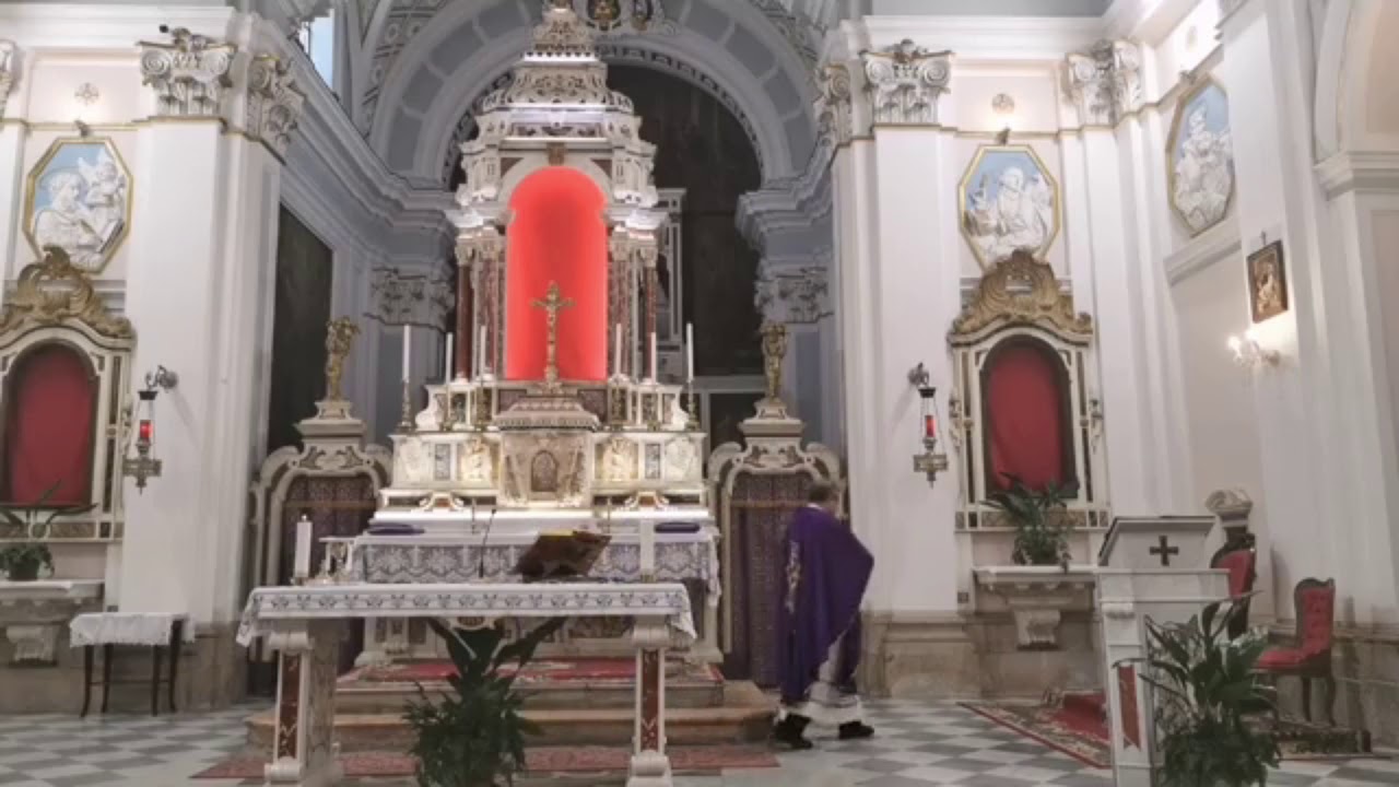 Messa del 15 03 2020   Chiesa Matrice   Arcipretura Parrocchia San Biagio V  e M    Serra San Bruno
