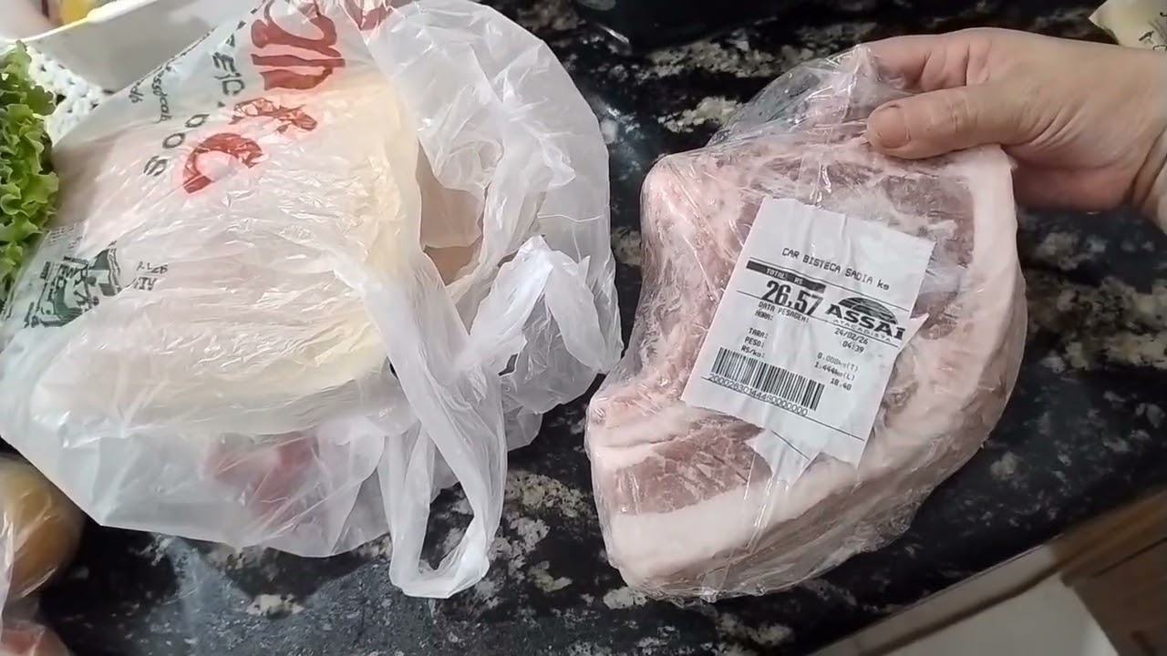 Compra do mês / lavando muita roupa 