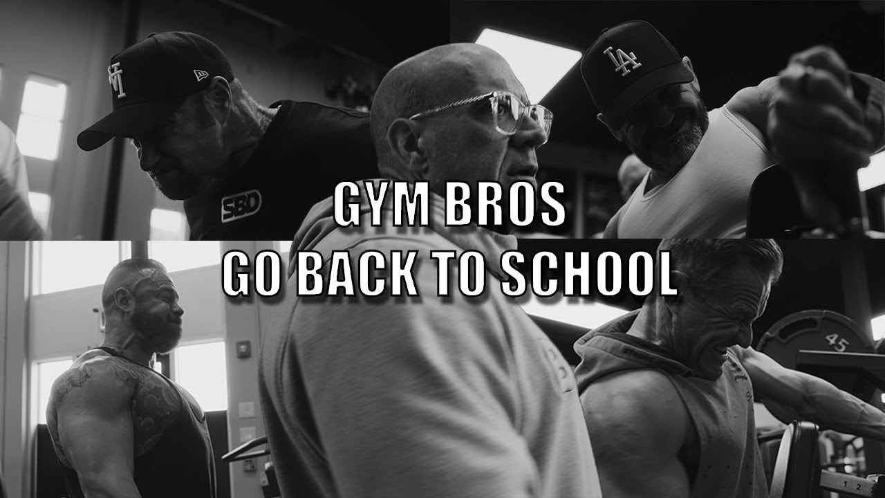 GYM BROS go back to school @ Iron Lore Gym - Back training with Aaron