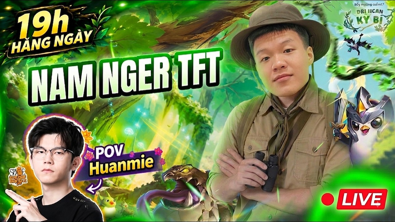 Xem HUANMIE Đ&aacute;nh Giải  YunYi BO5 , GO GO GO !