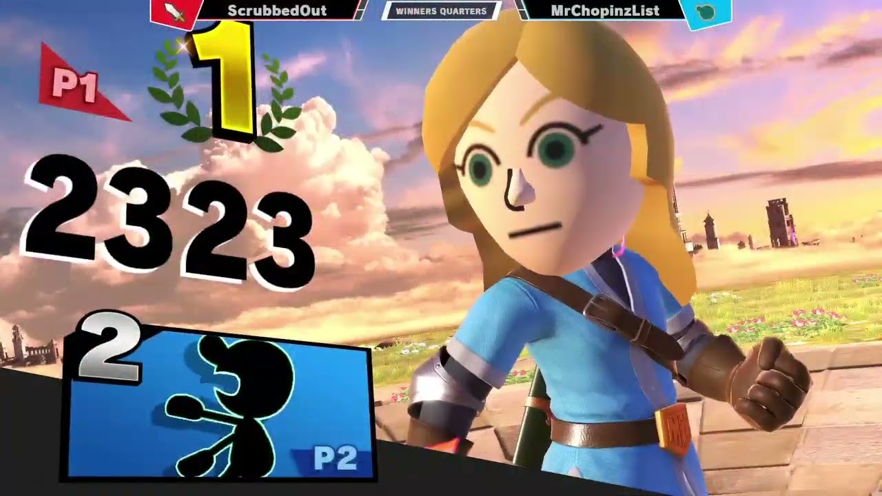 Mario(Game & Watch) V.S. ScrubbedOut(MSF) Winner's Quarters Strikedown #4