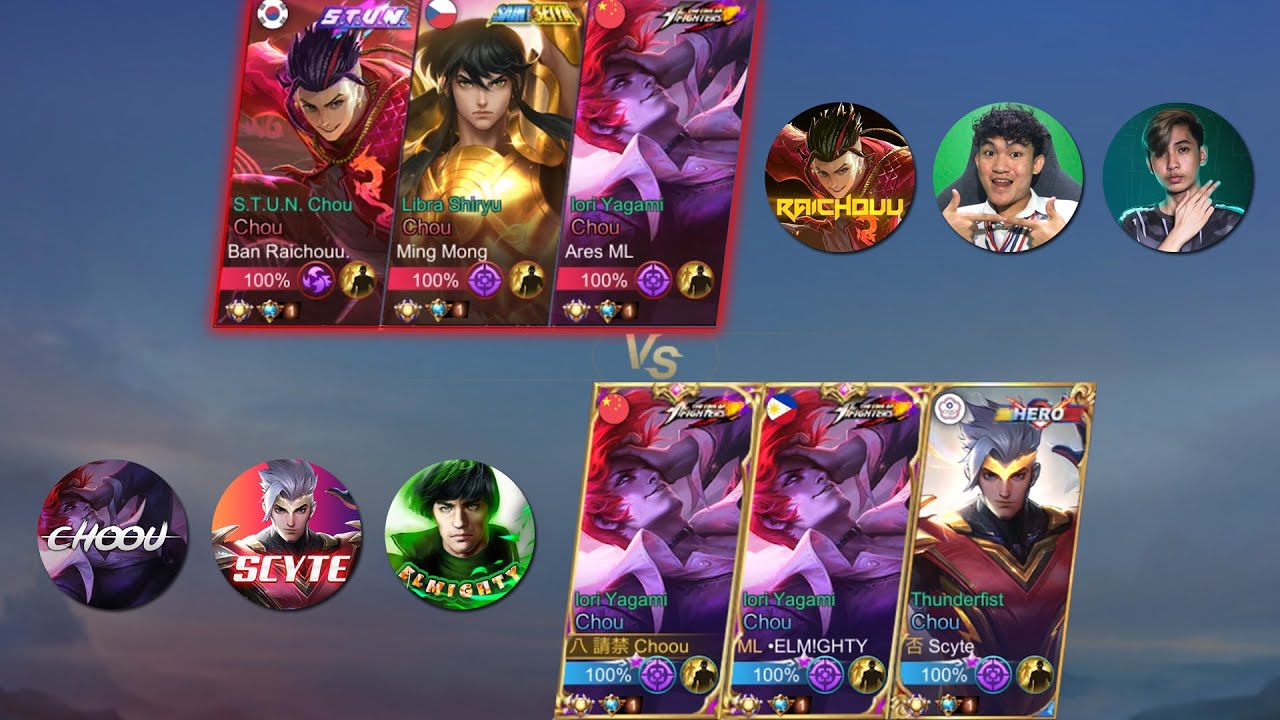 CHOU VS CHOU - YOUTUBER VS STREAMER