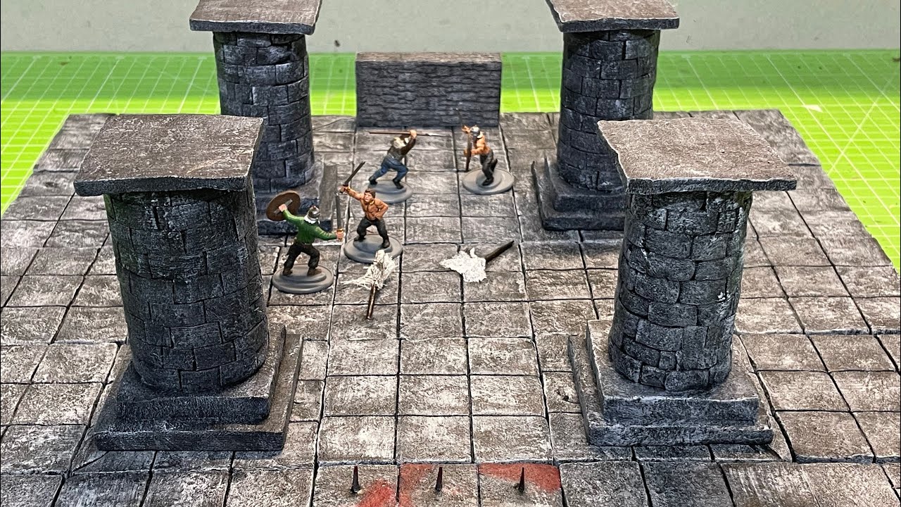 „Dungeon Tiles“ (flexible Spieleplatten) für div. TableTop Games z.b.: D&D usw. selbst erstellen.