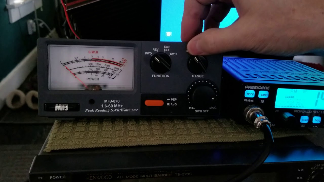 MFJ 870 swr power meter how to use