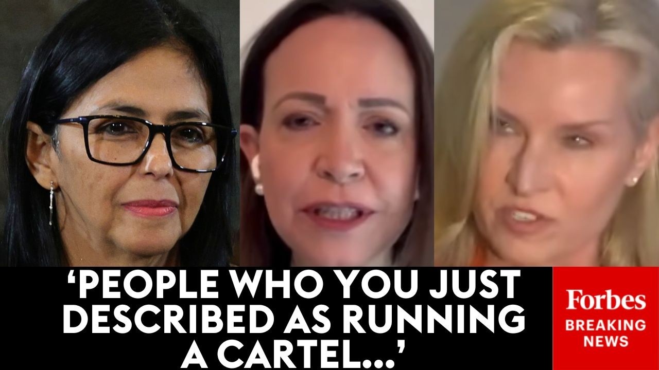 Reporter Asks Machado About Trump Admin 'Shaking Hands' With Delcy Rodriguez