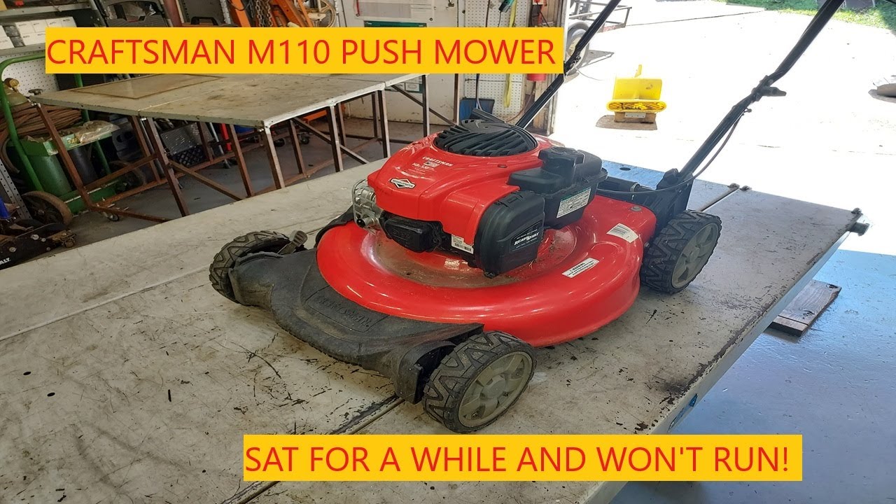 Craftsman M110 Push Mower | Won't Run!