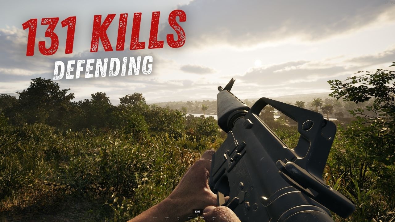 131 KILLS Defending ?! - Hell Let Loose Vietnam Defence DOMINATION