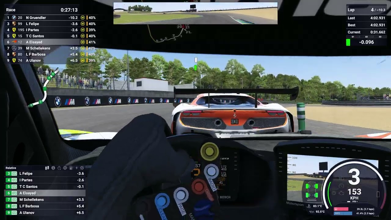 VSS practice race @ Le Mans - LMU