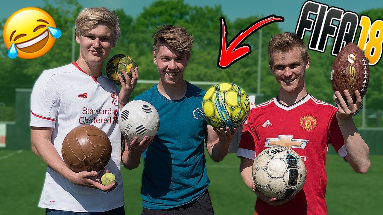 FODBOLD CHALLENGE MOD YOUTUBERS!!!