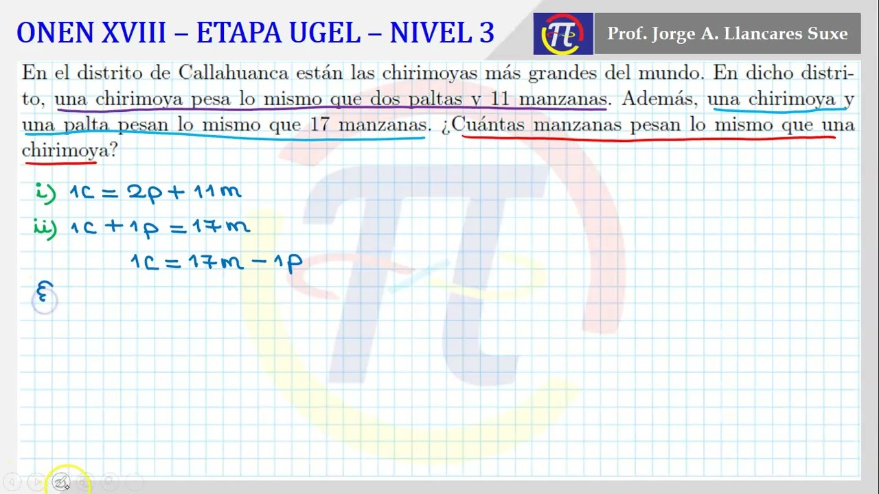 ONEM XVIII - ETAPA UGEL - NIVEL 3