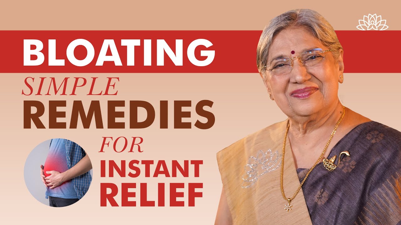 Instant Bloating Relief: Natural Remedies, Yoga, & Lifestyle Tips! |  Bloating Be Gone | Dr. Hansaji