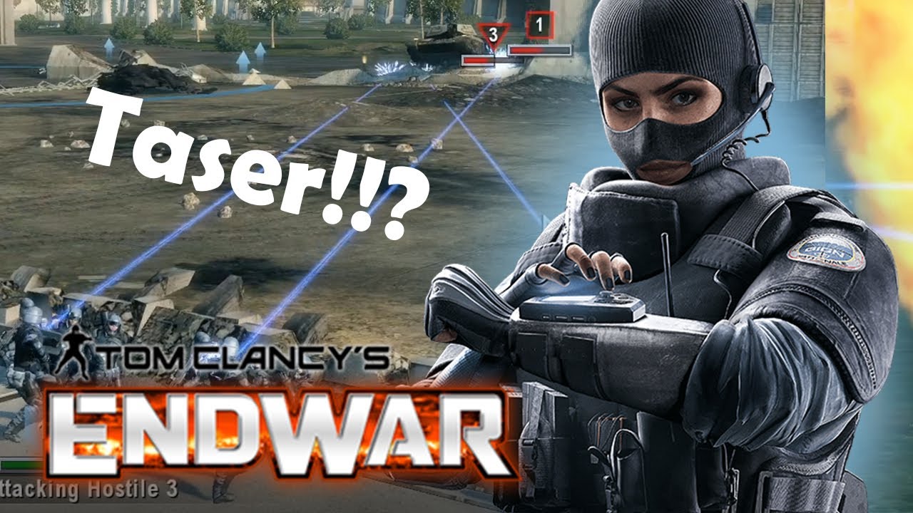 [Tom Clancy's EndWar] Fookin' laser beam! EFEC Airbase Security in Action