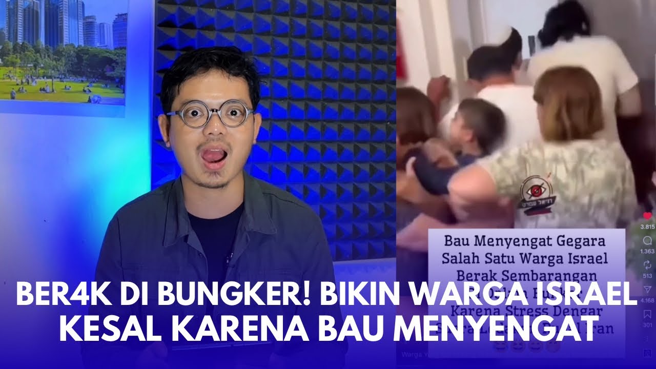 NGAKAK❗️Berak DIBUNGKER Bikin HEBOH WARGA ISRAEL di dalam 