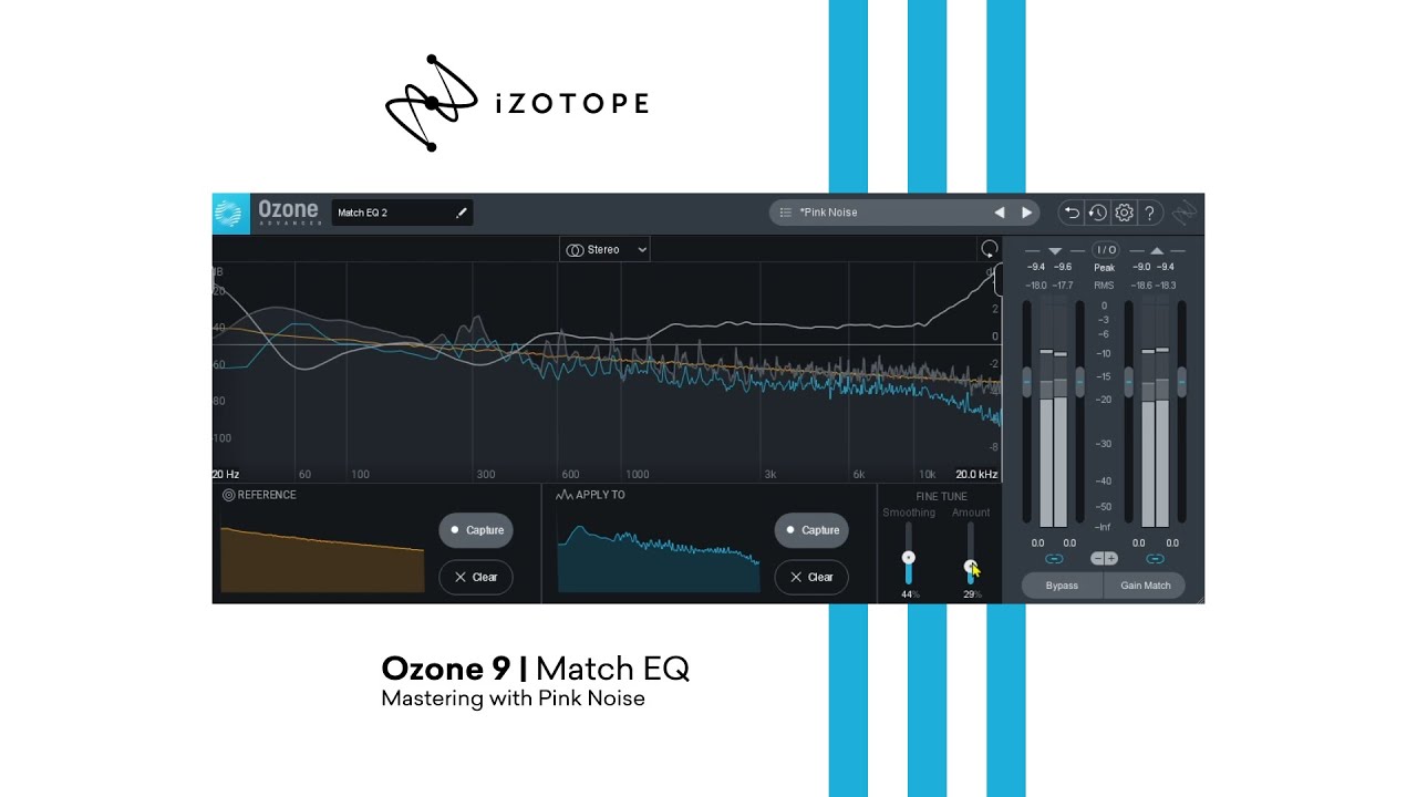 Сведение и мастеринг с Pink Noise | Ozone 9 EQ Match | Советы по iZotope