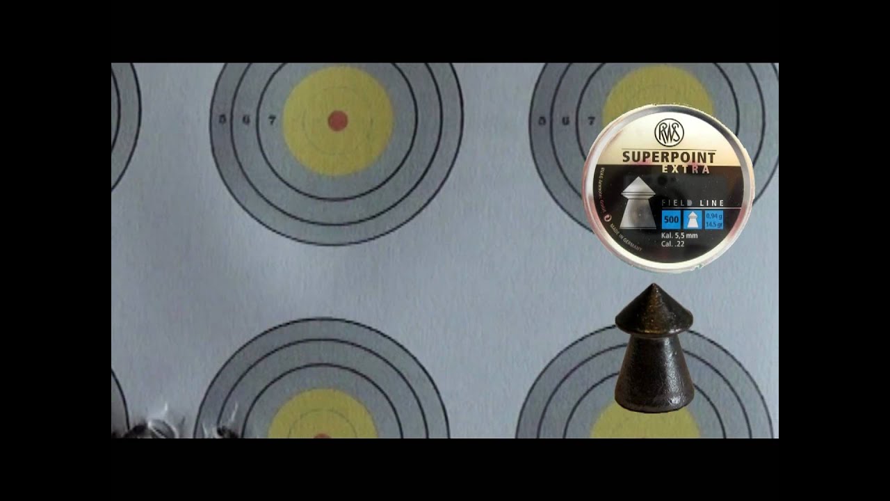 .22 caliber pellet accuracy test