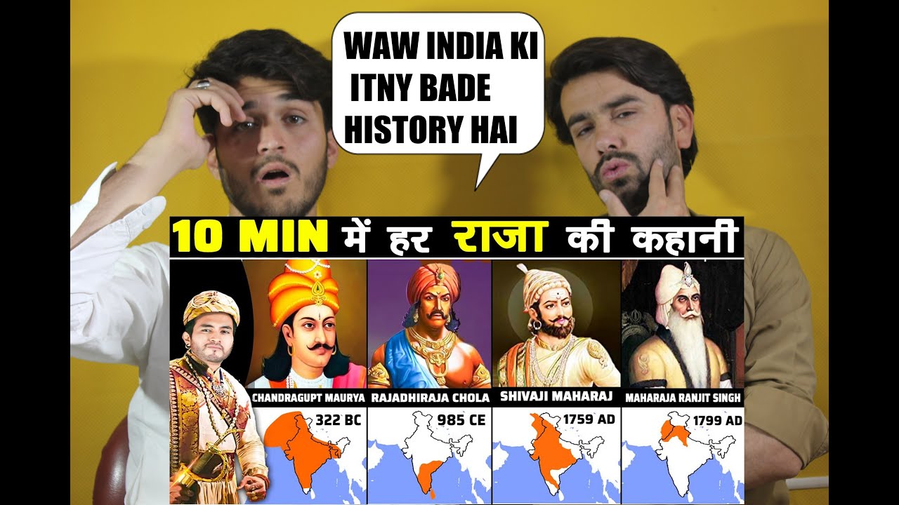 10 MINUTE म हर एक भरतय रजय क पर इतहस Every Indian Empire in 10 Mins AFGHAN REACTION@AFGHAN REACTors