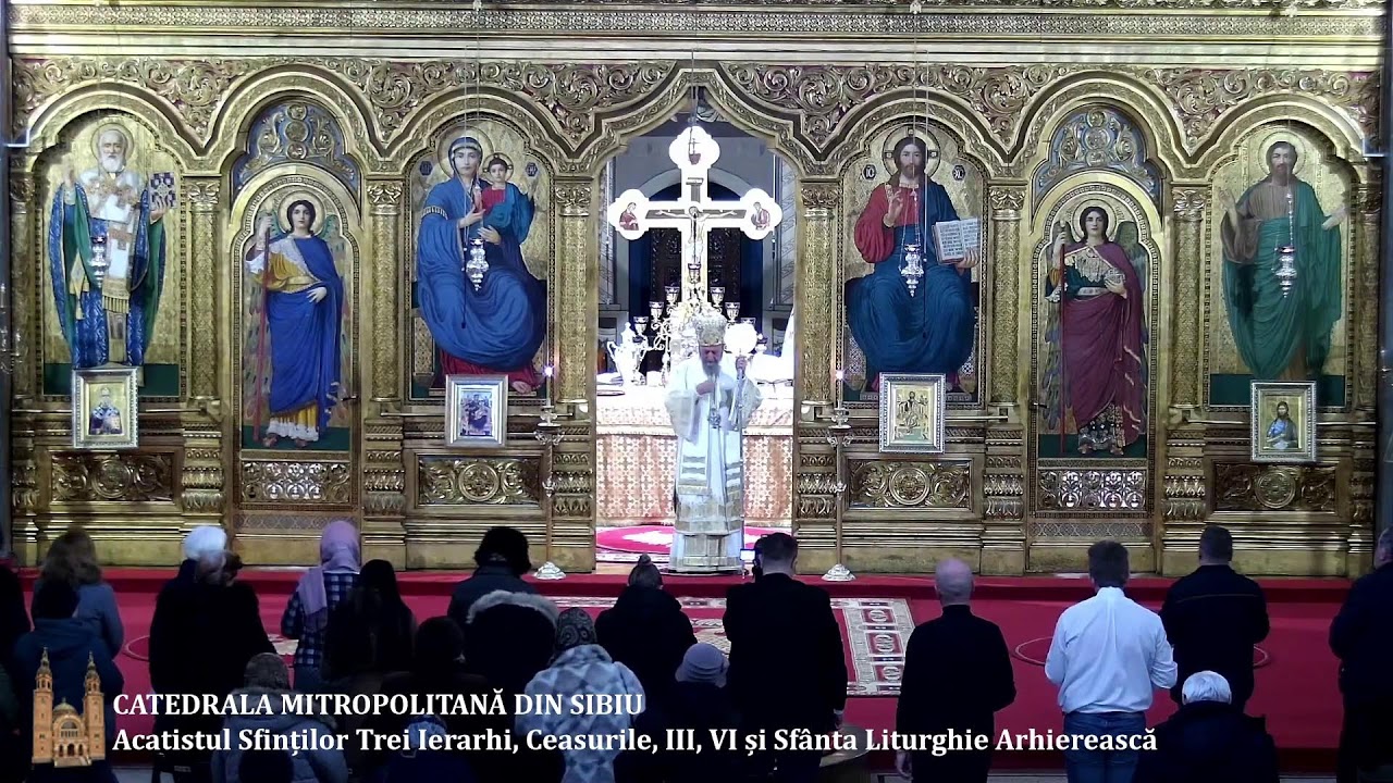 Acatistul Sfinților Trei Ierarhi, Ceasurile, III, VI și Sfânta Liturghie Arhierească