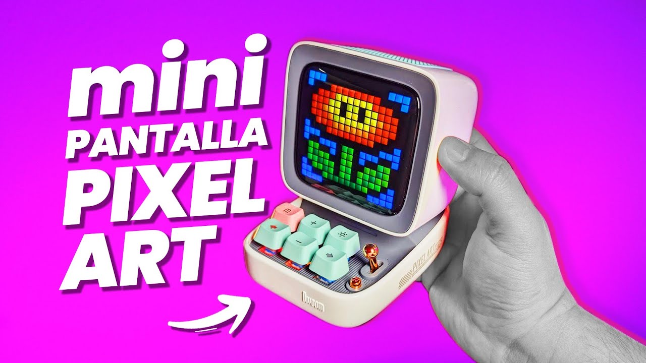 Pixel Art y Altavoz Bluetooth - DIVOOM Ditoo Pro | Gamer Retro y Tecnología Moderna en un Gadget 🎮🌟