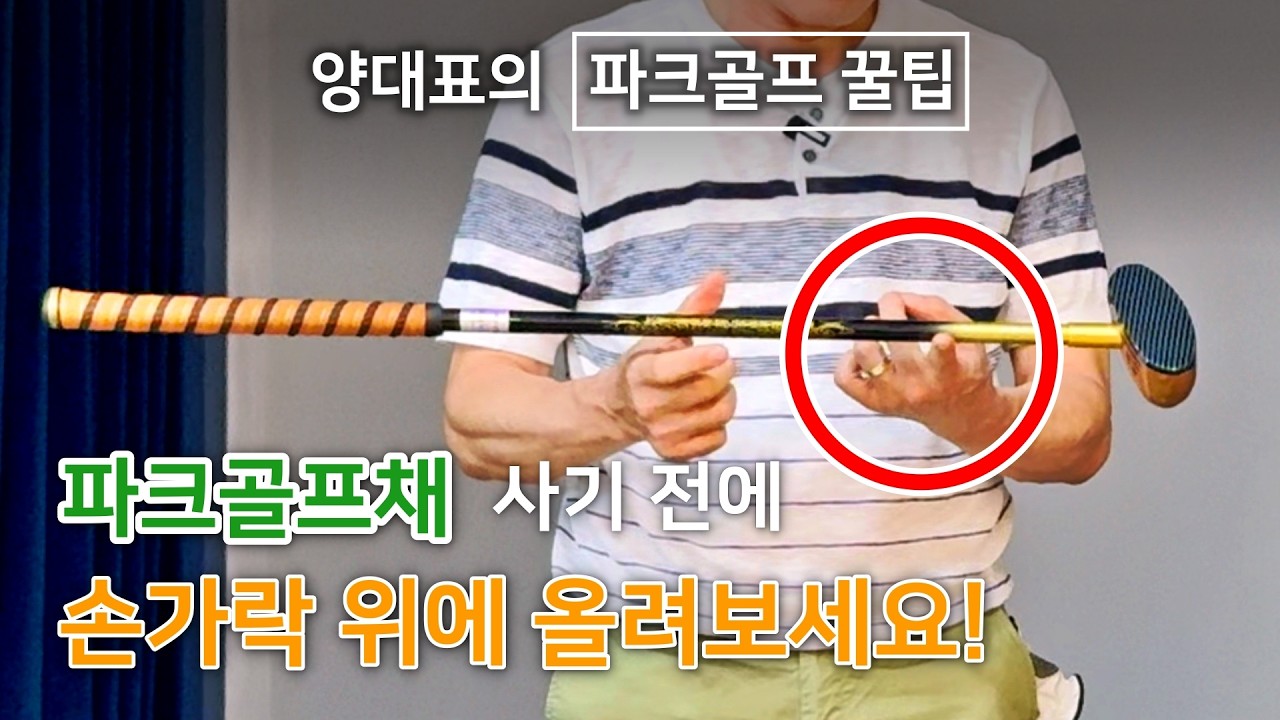 파크골프채 구입 전 