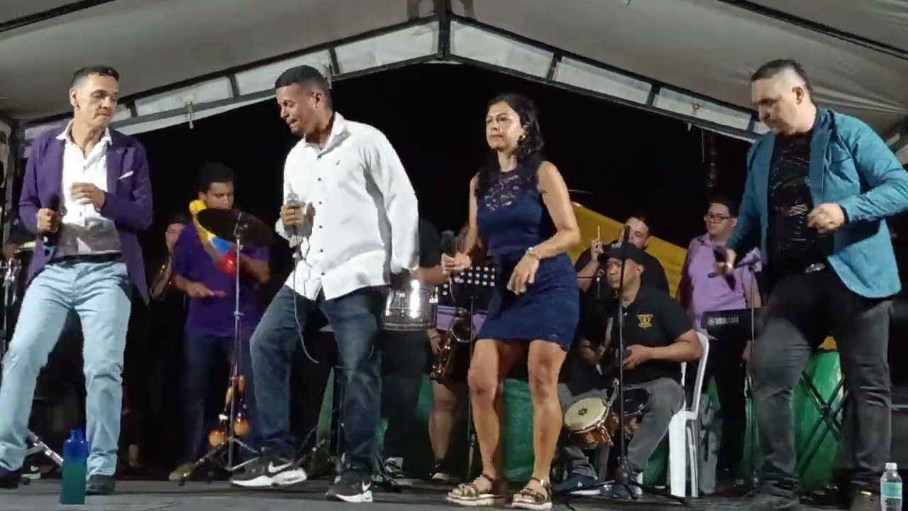 Lloraras, kandeleo orquesta. En vivo verbenas barrio leon 13 cali 