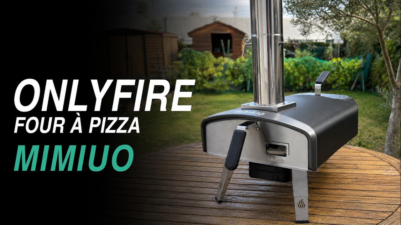 Test du four &agrave; pizza Mimiuo by OnlyFire : pr&eacute;paration et cuisson d&rsquo;une pizza 🍕