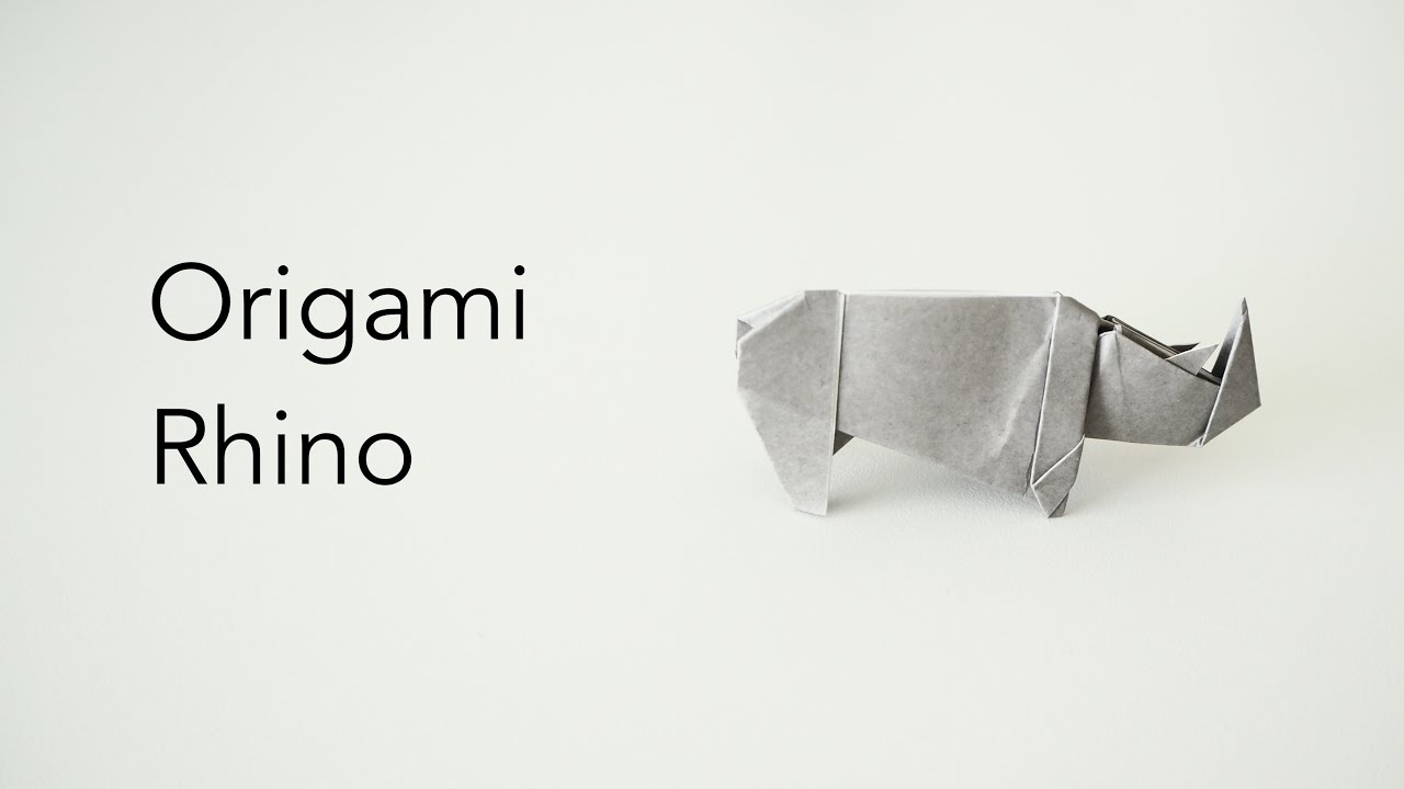 Origami Rhino