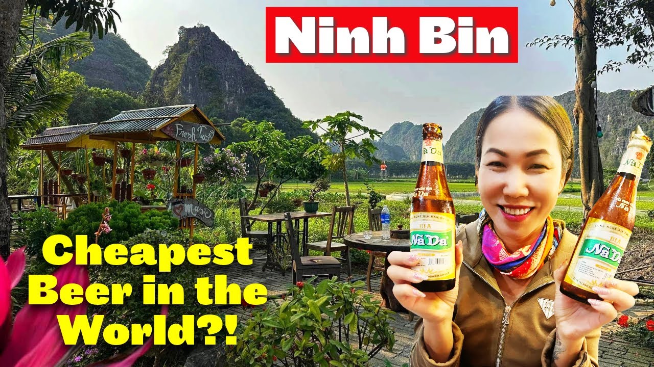 Exploring Ninh Binh - Day and Night - Cheapest Beer in the World?! 🍻🍻🍻