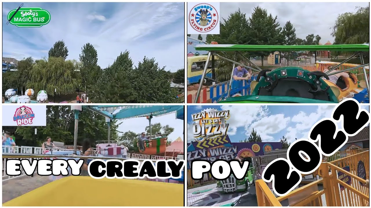 Every RIDE at Crealy Theme Park & Resort 2022