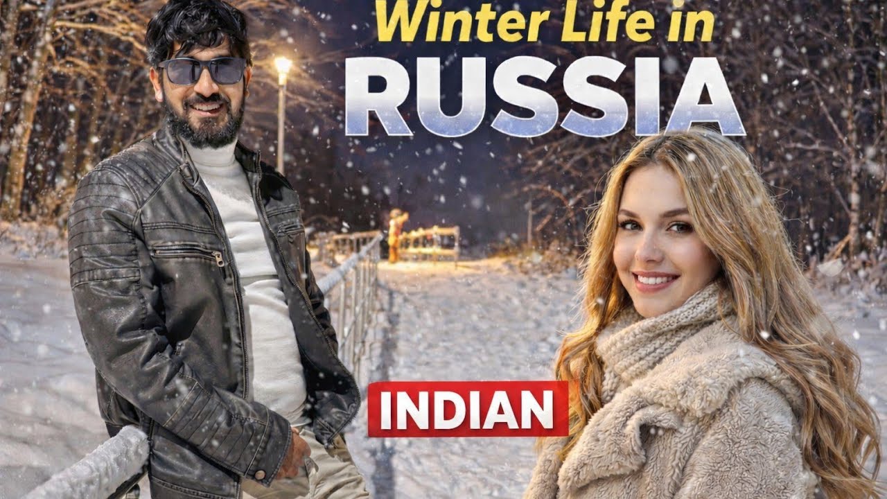 India Se Russia Tak🇮🇳➡️🇷🇺Moscow Winter Life Vlog 2026 