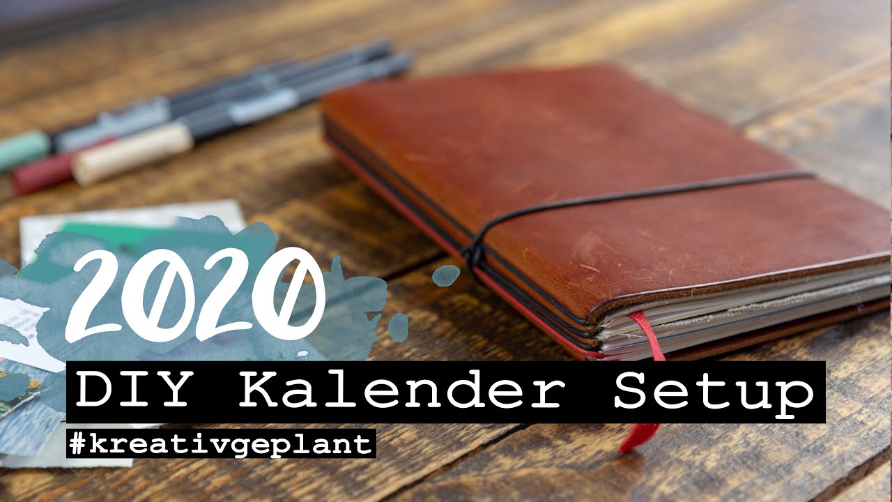 2020 DIY Kalender Setup - Plan with me - kreativgeplant