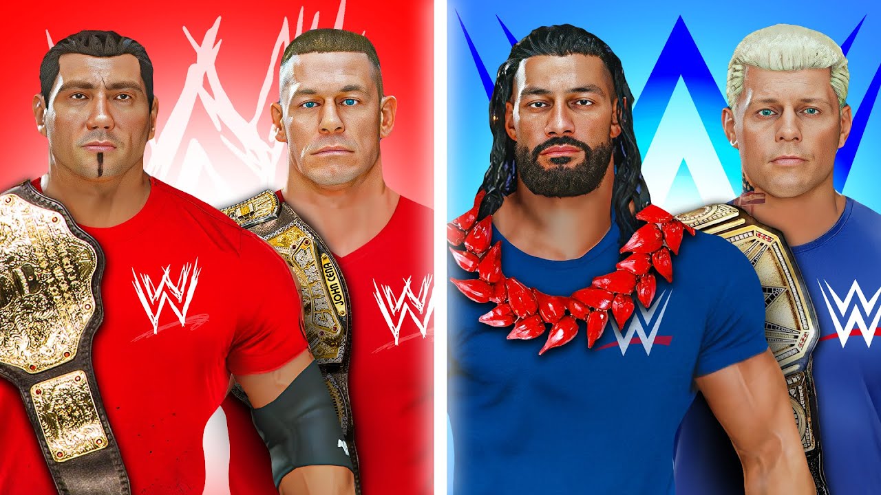 WWE 2K, But It's The 2000s VS 2020s