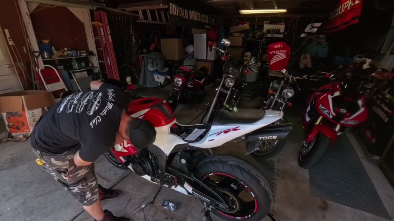 Honda cbr600rr gear indicator install 