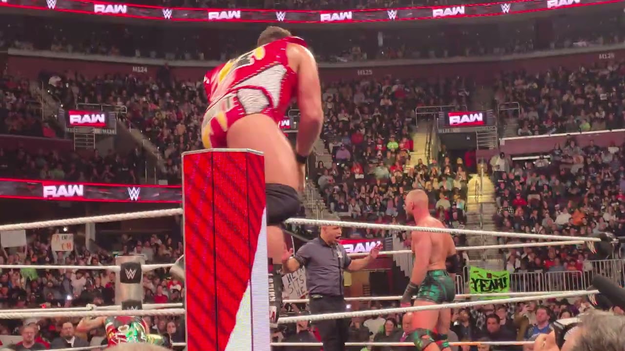 LA Knights intro at RAW on Feb 09 2026 in Cleveland, OH