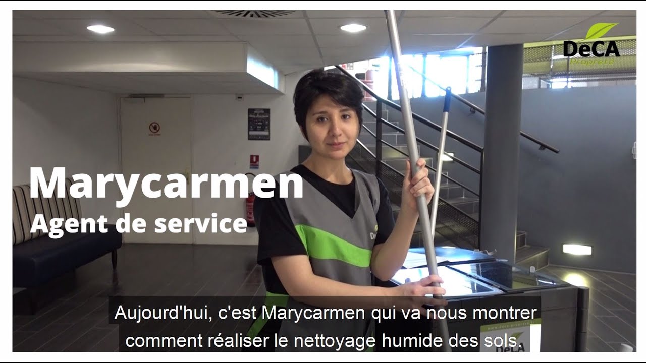 J'apprends - Le nettoyage humide des sols