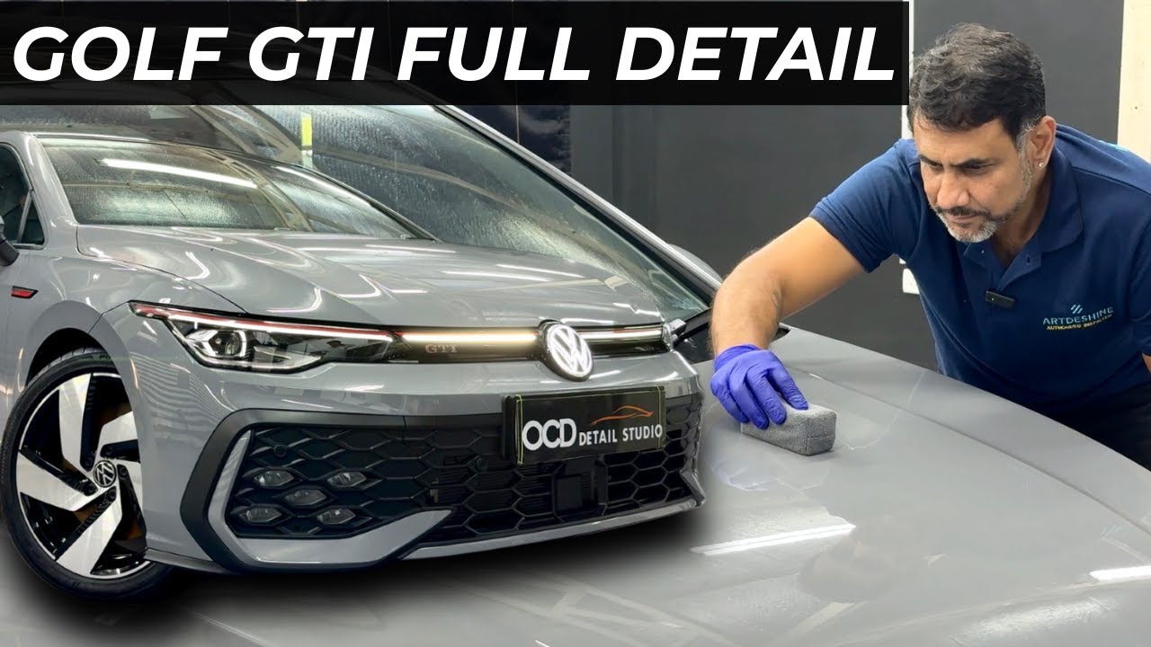 Совершенно новый VW Golf GTI получил полную детализацию и графеновое покрытие