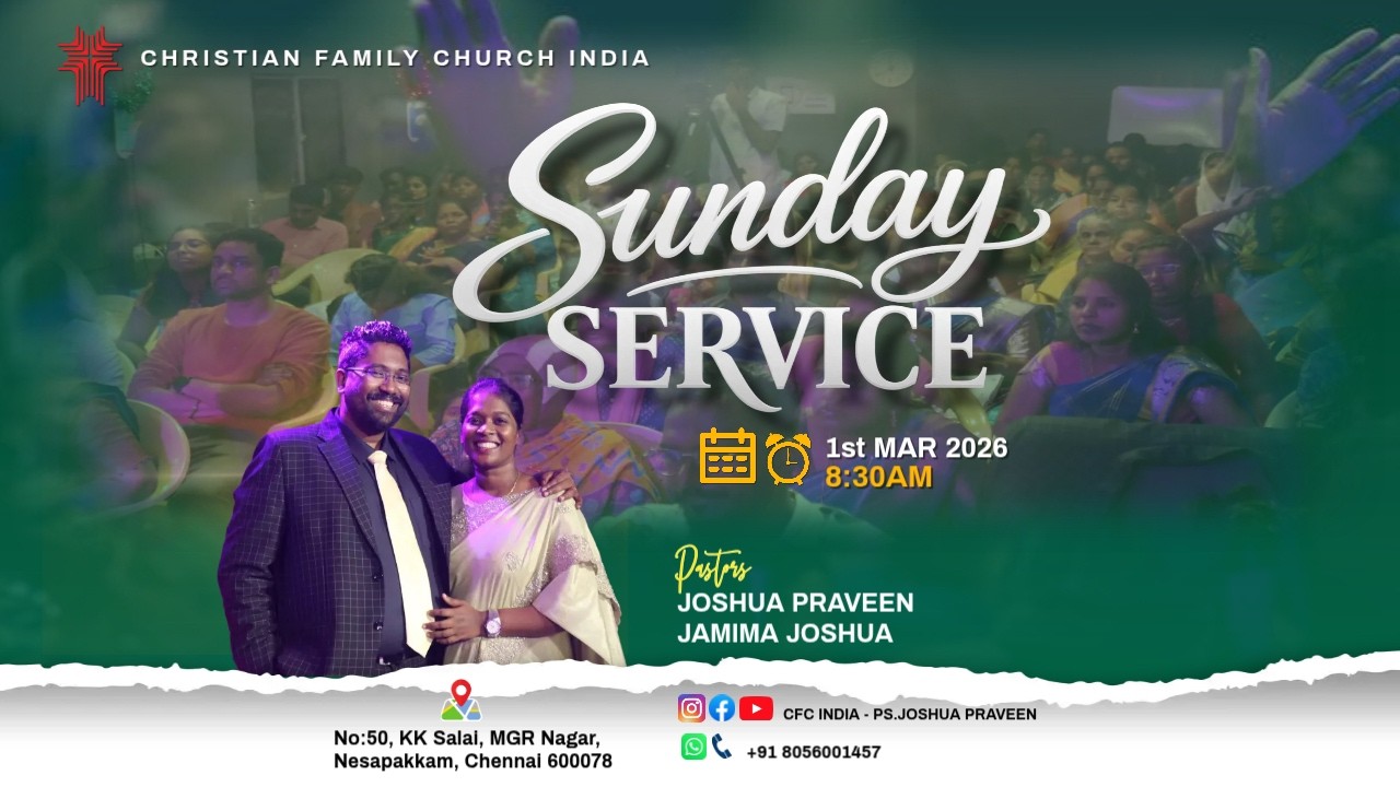 ARISE IN YOUR SEASON | 01.03.2026 |BILINGUAL SERVICE | CFCI | Ps. Joshua Praveen | Ps. Jamima Joshua