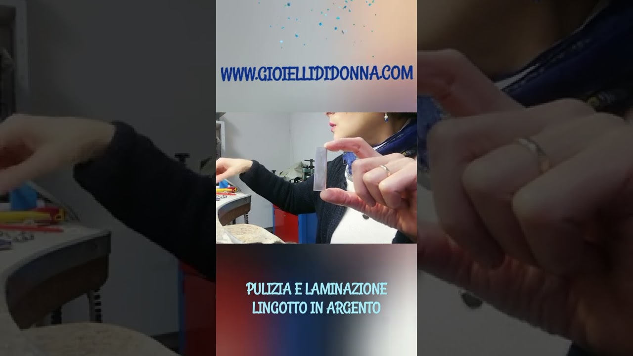 Laminazione di lingotto in argento