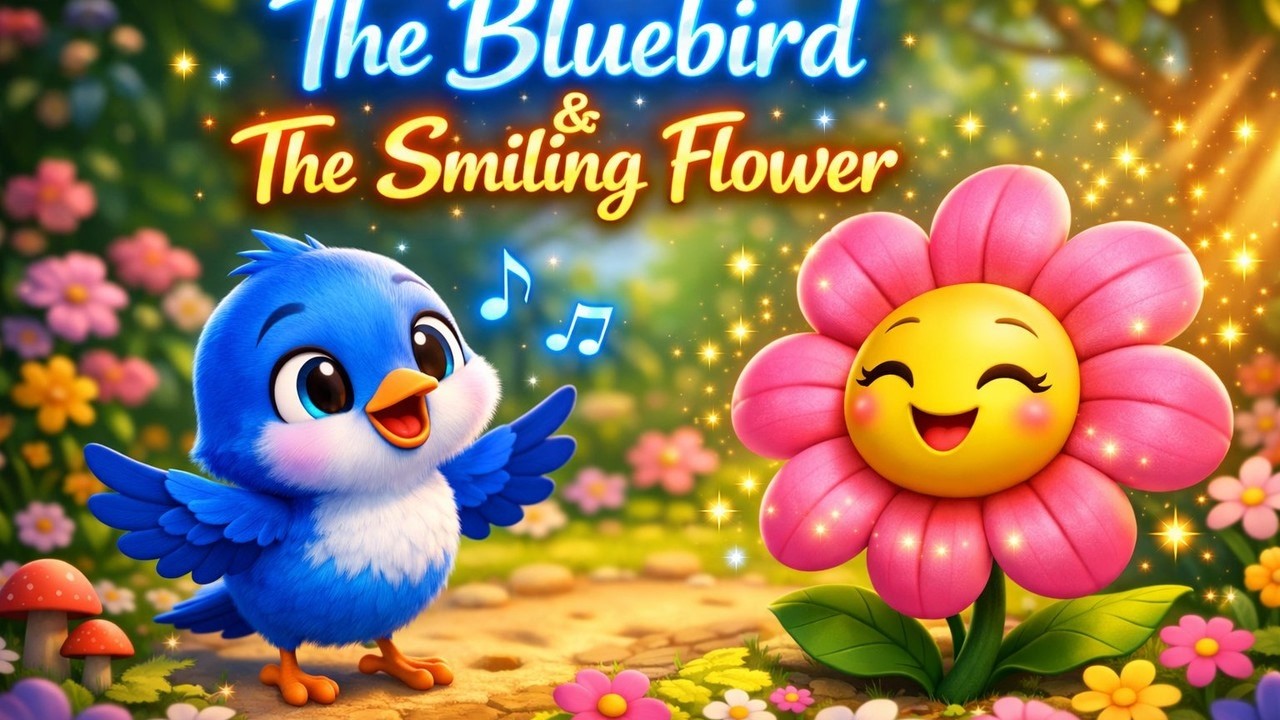 The bluebird and Smiling flower| Neeli Chiriya Aur Hnsta Hua Phool
