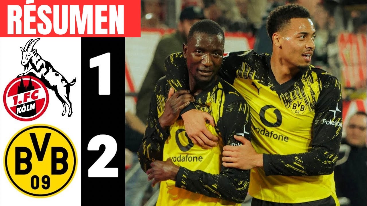 FC Köln Borussia Dortmund 1-2 highlights Bundesliga 2025/26 koln - Dortmund
