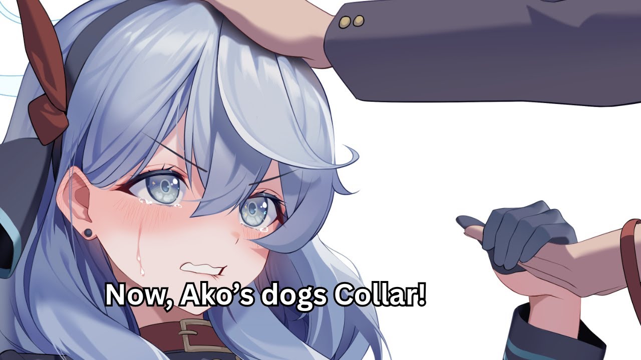 Ako Tries Collar Dog of Sensei | Ako's Memorial Lobby [Blue Archive Game]