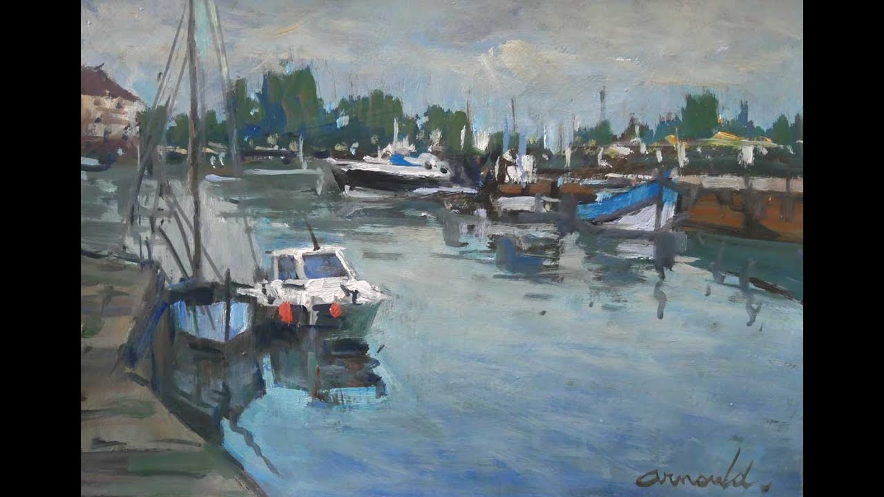 Christian Arnould /démo Oil painting -  Speed x 3