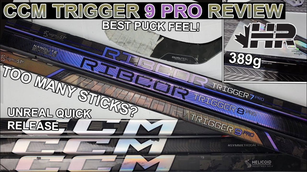 Excellent improvements! CCM Trigger 9 Pro hockey stick review