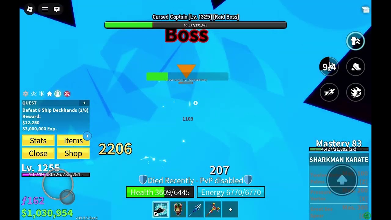 Playing blox fruits part 6