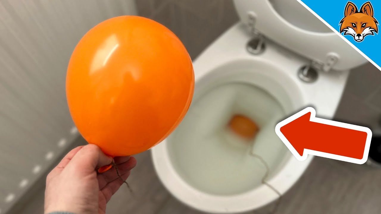 JEDER steckt einen Luftballon in die Toilette💥(DAS ist der Grund)🤯