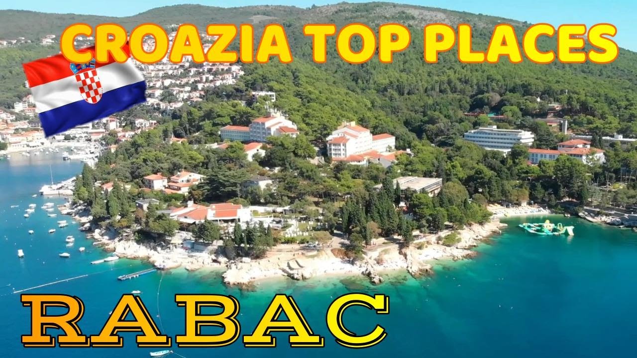 Rabac   (Croazia) Le spiagge e il mare turchino